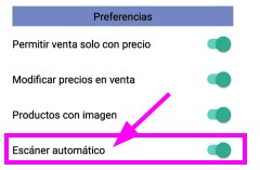 Escaneo automático