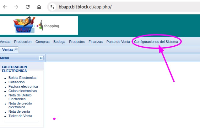 Configuraciones del sistema
