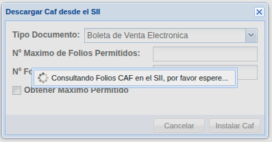 Instalación de CAF